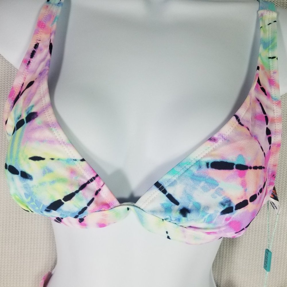 BINGO TIE DYE BIKINI Top SIZE M - NEW WITH TAGS